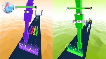 Stack Colors : All Level Gamplay Android,ios ( Levels 117-138 )