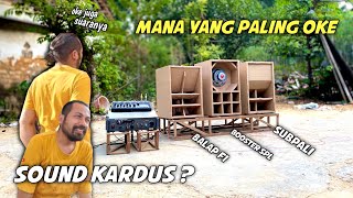 Mana Yang Paling Gler Cek Sound Box Subpali Boster Spl F1 Sound Miniatur Kardus Bekas