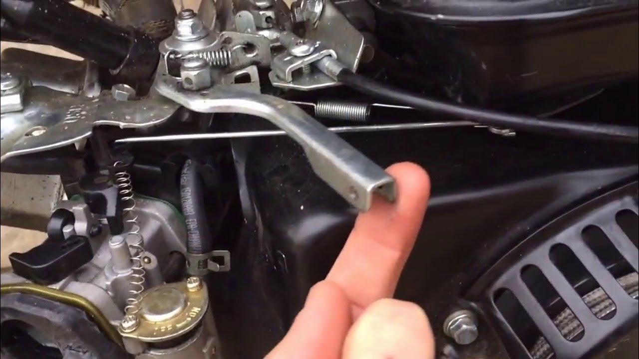 predator 212cc mini bike throttle assembly - YouTube