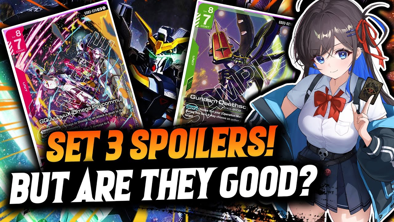 SET 3 SPOILERS! But are they any good? ► Gundam Card Game News