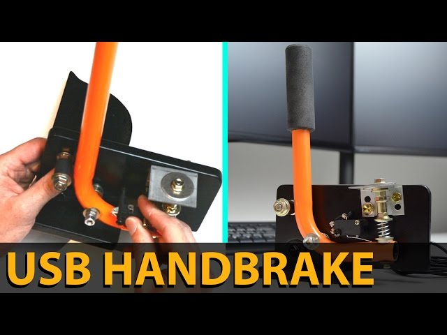 MAKE THIS EASY USB HANDBRAKE, SIM RACING, DIY