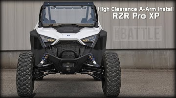 Polaris RZR PRO XP High Clearance 1.5" Forward Offset A-Arm Install | How To
