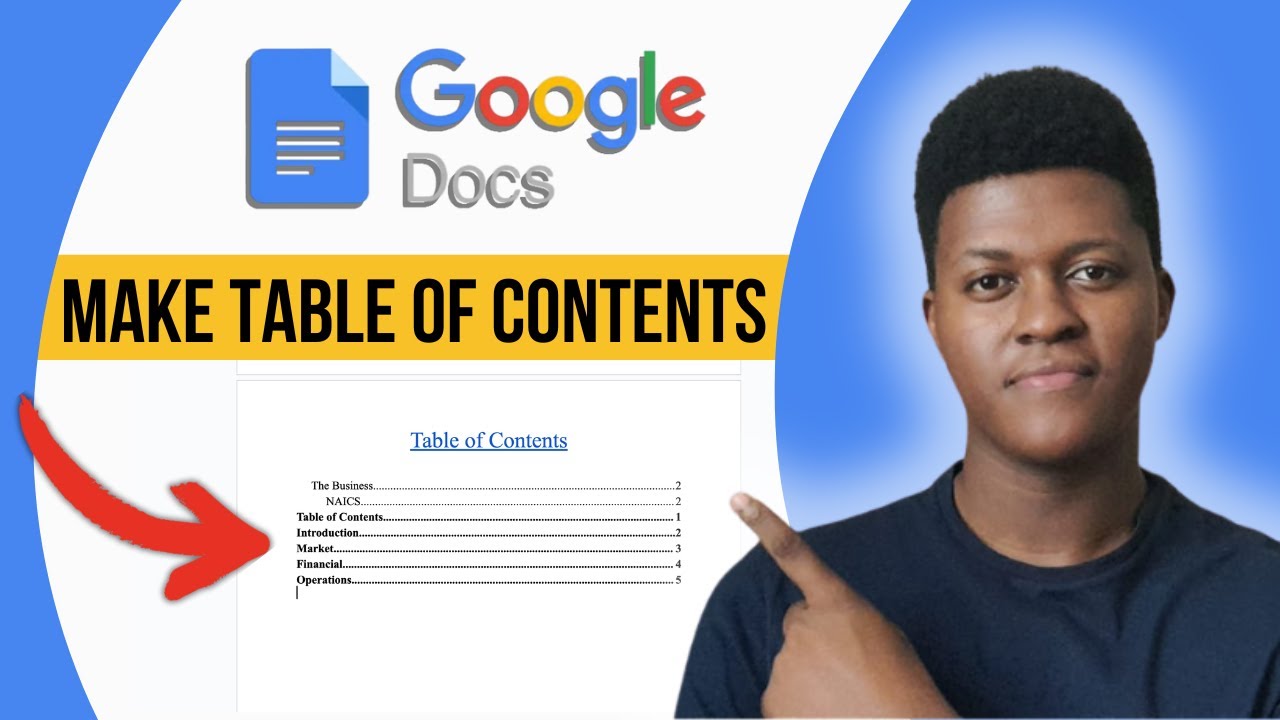 How To Make Table Of Contents in Google Docs (2025) - YouTube