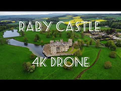 Raby Castle 4k drone. #castle #4k #england #travel