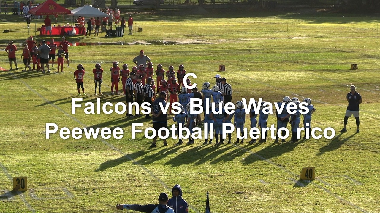 C - Full Game Falcons Vs Blue Waves Peewee Football Puerto Rico