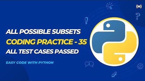 All Possible Subsets | Coding Practice - 35 |Problem-Solving | Nxtwave ccbp