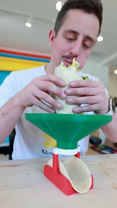 this device turns your burritos into tacos