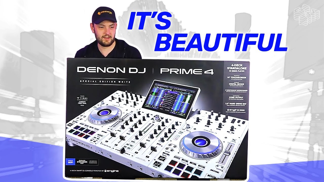 This DJ controller Looks Amazing Unboxing the Denon DJ Prime 4