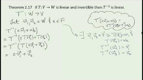 Video 9 Invertible Transformations and Isomorphisms