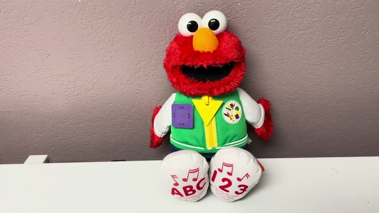 Sesame Street Getting Ready for School Elmo Talking 16” Plush Toy Stuffed Animal How does it work?