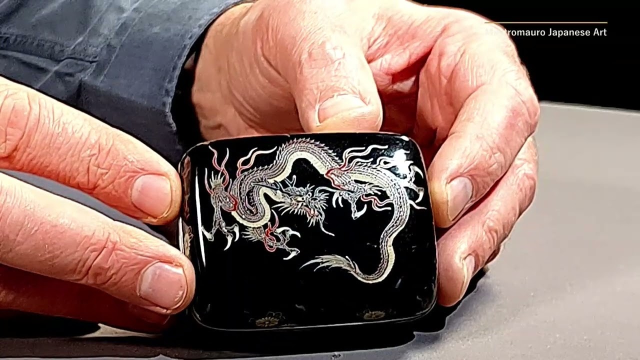 Focus sull’Opera｜Scatola cloisonné rettangolare con drago Ryū