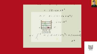 [Math] By using the disk or washer method, compute the volume of the solid obtained by rotating the