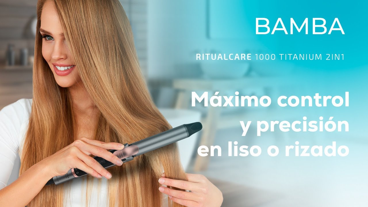 Plancha de pelo Bamba RitualCare 1000 Titanium 2in1