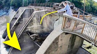 100 YEAR OLD SPILLWAY holds a MONSTER FISH!! (INSANE)
