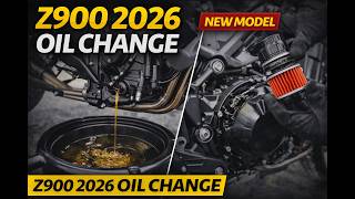 Kawasaki Z900 2026 Oil & Oil Filter Change | Full Guide – No Talking