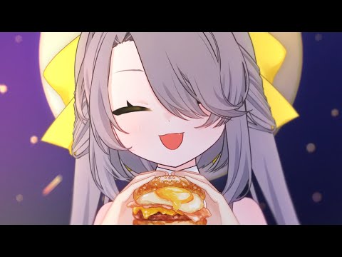 【雑談/Chit-chat】月見バーガー食べ食べ回【ひかり/Vsinger】