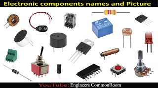 Electronic components names and Picture  | Engineers CommonRoom ।Electrical Circuit Diagram