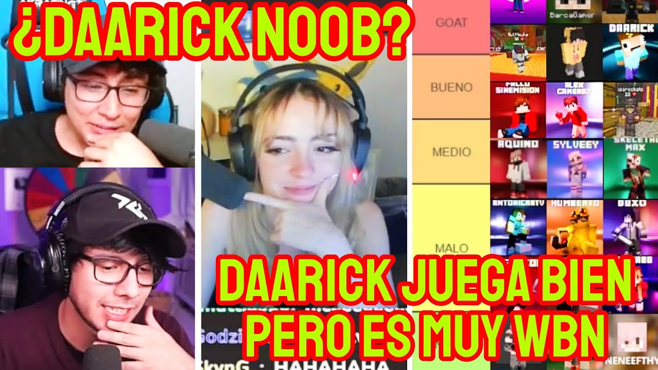 SYLVEEY ANTHONY Y DUXO HACEN TIERLIST DEL TEAM Y SE PASAN DE KGONES CON DAARICK XD