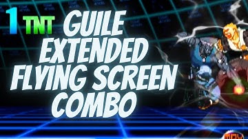 MvC2 - Guile Solo Extended Flying Screen Combo (Semi-Infinite 3 Reps)