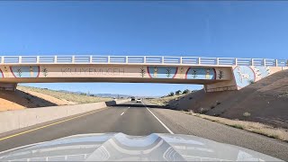 Morning Drive From Santa Fe to Los Alamos NM in 4K