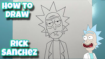 How To Draw Rick Sanchez | Rick and Morty #drawing #ricksanchez