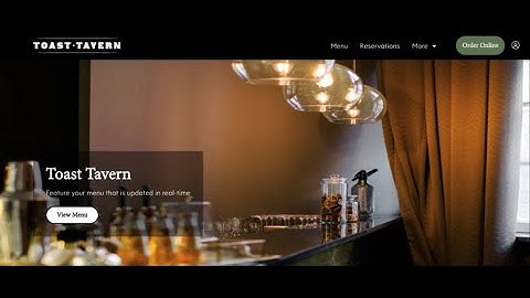 Toast Websites Builder