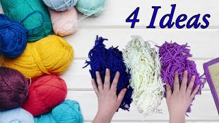 AWESOME YARN RUGS THAT EVERYONE CAN MAKE! 4 BEST FLUFFY RUGS!