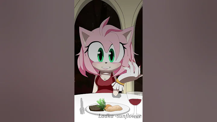 Why are you Blinking so much?  Sonic y Amy version #shorts #sonic #humor