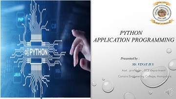 VTU Python Application Programming M1 L3