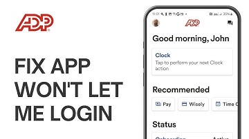 How to Fix ADP App Won