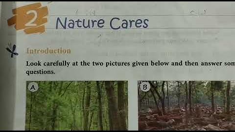 DAV nahan,class- 3. English reader, unit- 2 , Nature care,(part 1)
