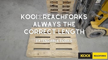 KOOI®ReachForks For EUR (EPAL) Pallet Handling