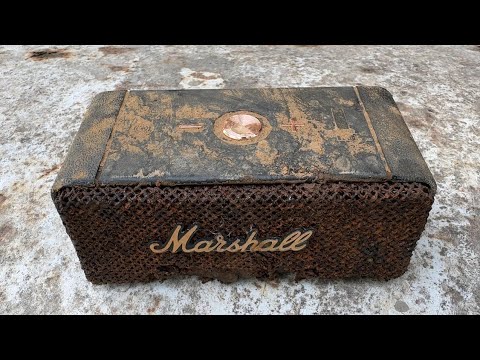 This Rusty Marshall Bluetooth Speaker Was Left for Dead – Full Restoration!