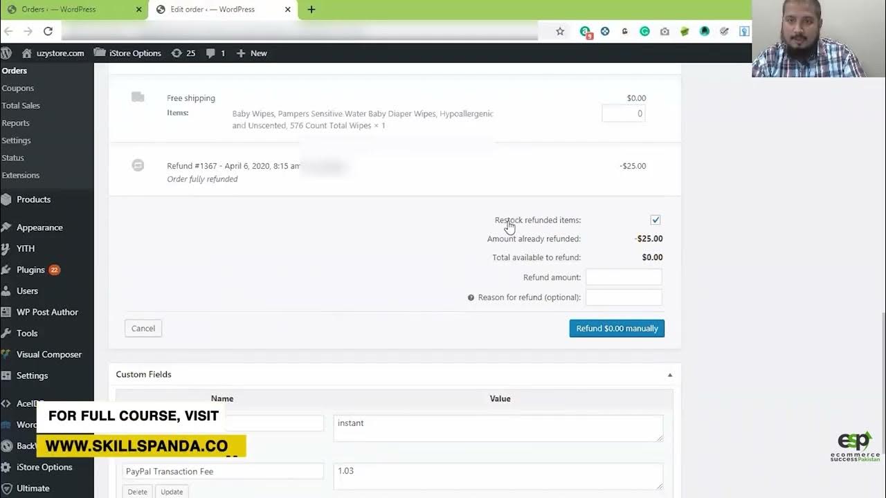 How To Refund Order To Customer Proper Guide By Yousuf Abbas? [Urdu