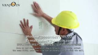 How To Install 2017 New Decoration Material Flexible Tile For Constructions ?