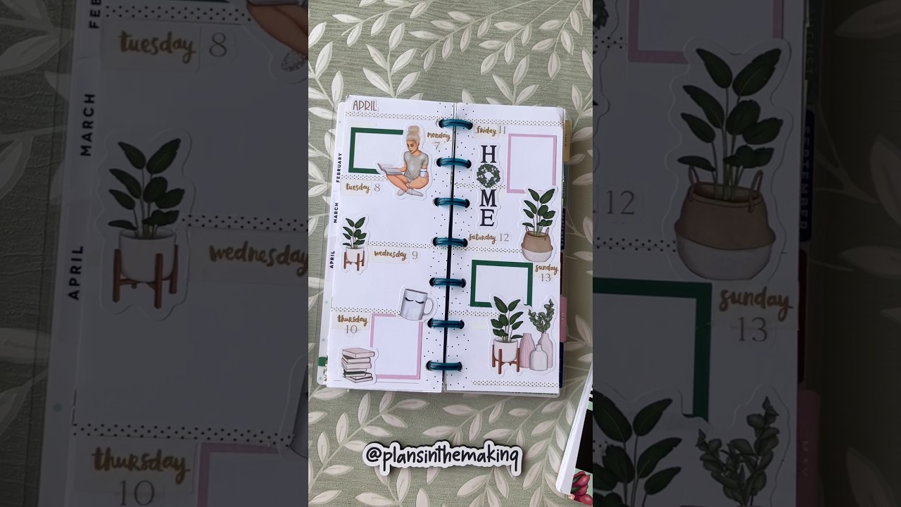 Skinny mini Happy Planner plan with me  