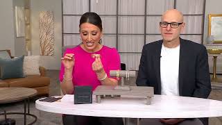 David Markstein Sterling Silver CZ Station Textured Rope 3-Strand Cuff on QVC
