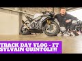 Track Day Vlog ft SYLVAIN GUINTOLI!!! | Donington 27th Aug | Surprise Clip At The End ;) | RSV4 1100