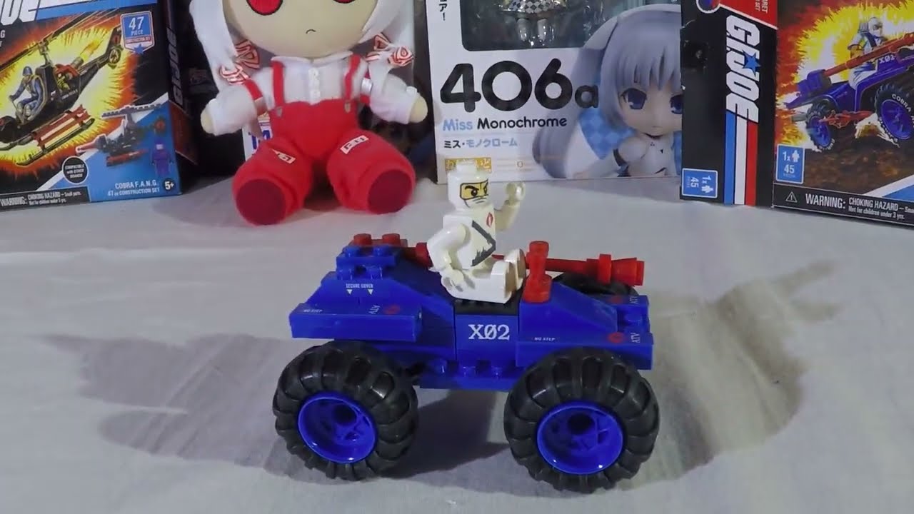 G.I. JOE Cobra Ferret construction set unboxing and assembly