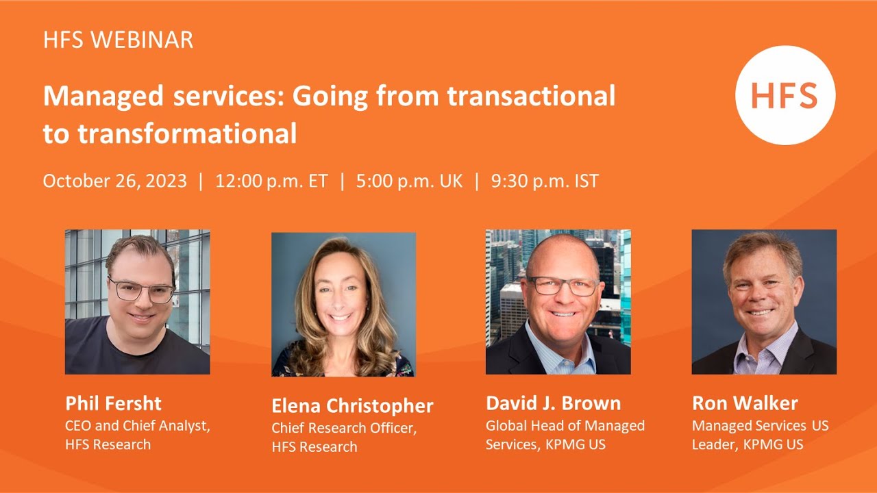 Managed services: Going from transactional to transformational