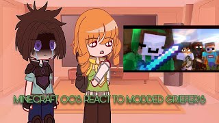 Minecraft OC's+Dream react to MODDED GRIEFER'S // My Minecraft AU // Pt.1/??