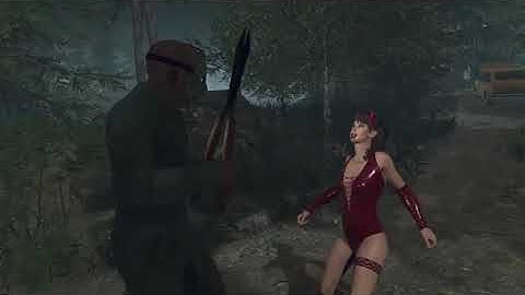 Friday the 13th the game. Finally Got a Morph grab. and it was pretty. lol