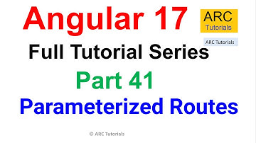Angular 17 Tutorial For Beginners #41 - Parametrized Routes | Angular 17 Tutorial