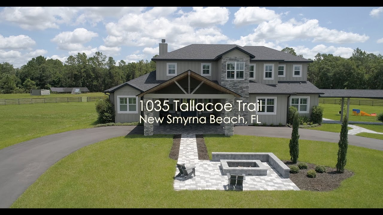 Real Estate Video 1035 Tallacoe Tr, New Smyrna Beach YouTube