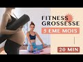 Fitness grossesse 5eme mois   total body 20 min