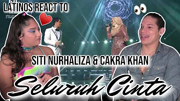 Latinos react to Siti Nurhaliza & Cakra Khan singing "Seluruh Cinta" LIVE 😲👼