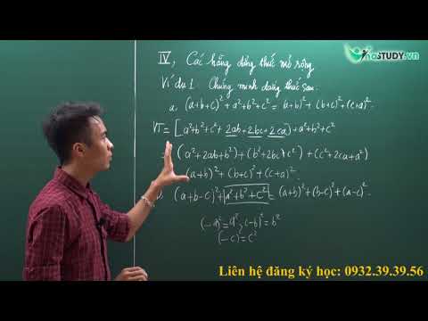 Video [Toán nâng cao lớp 8] - Các hằng đẳng thức mở rộng -... - YouTube