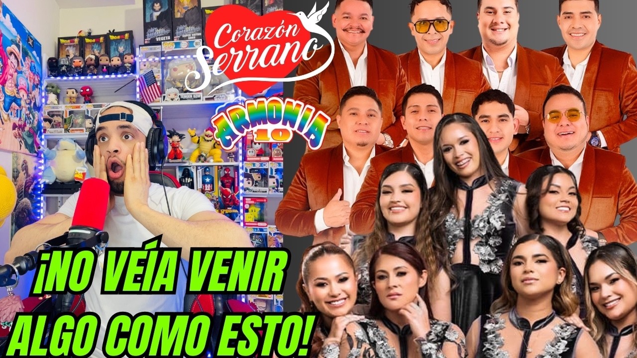LA CUMBIA PERUANA QUE NO ESPERABA 😱 Armonía 10 Corazón Serrano