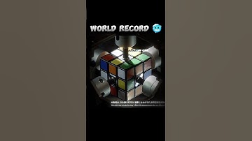 Very fastest solve Rubik’s cube 0.204 seconds #rubikscube #robot #worldrecord #shorts