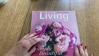 ASMR Vintage Magazine Flip Through Martha Stewart Living May 2005